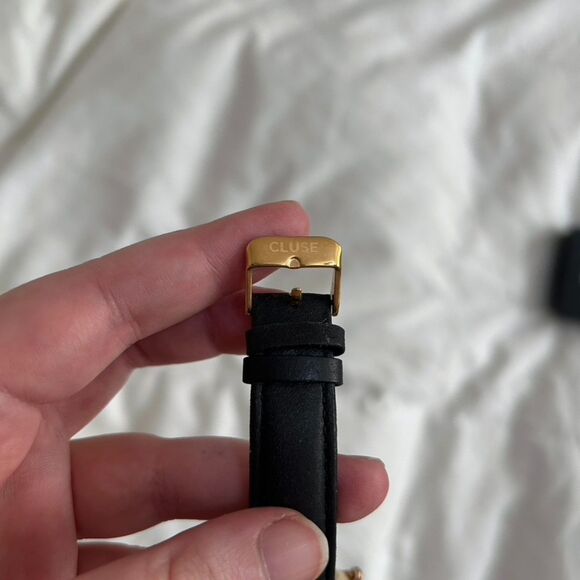 Cluse La Bohème Watch - Black Leather and Rose Gold - Picture 5 of 7